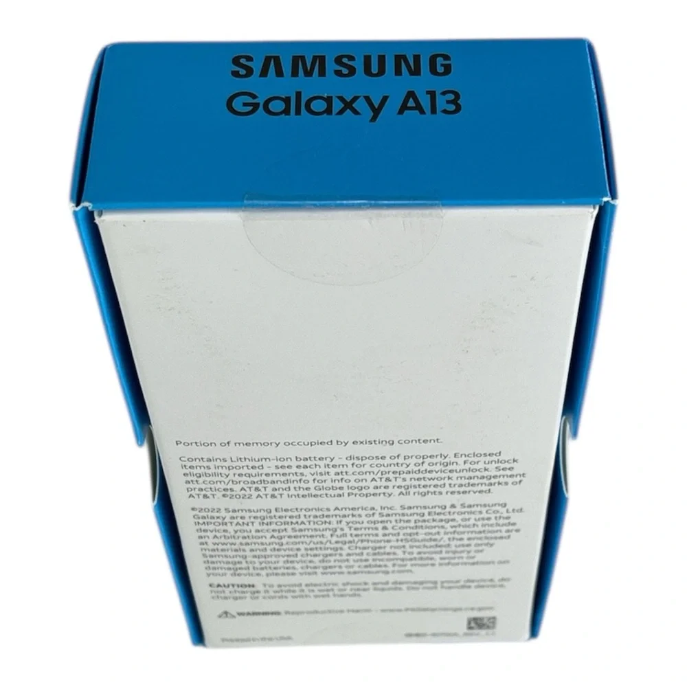 NWT galaxy a13 SM-A135U black 32gb  sealed in box locked Att network
